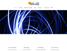 Tablet Screenshot of brandlifemarketing.com
